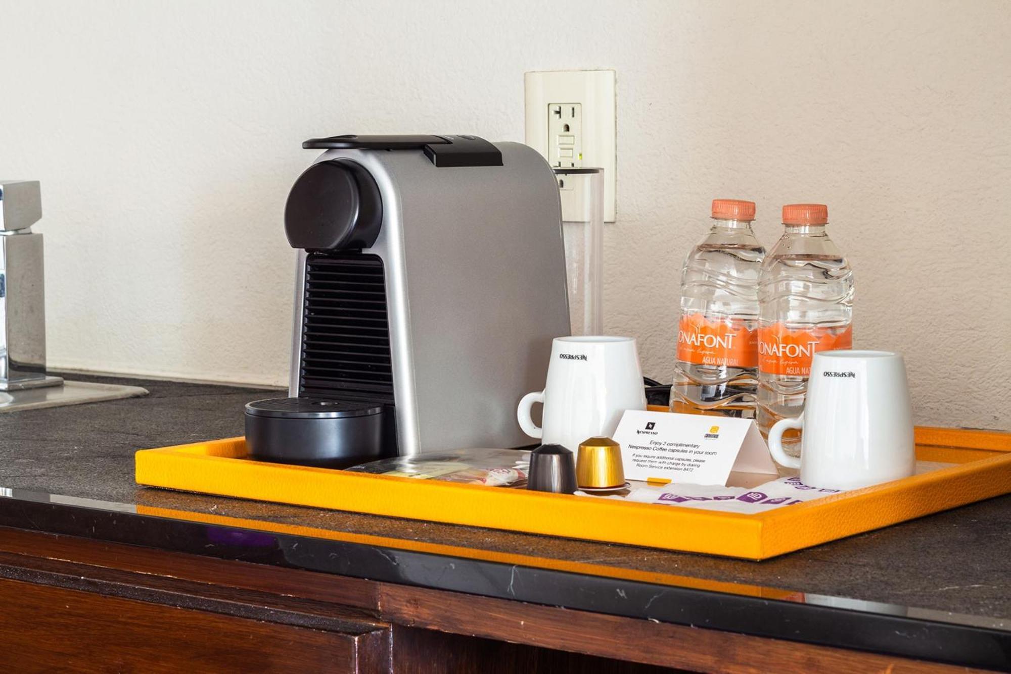 Camino Real Pedregal Mexico 호텔 외부 사진 A Nespresso coffee machine in a hotel room